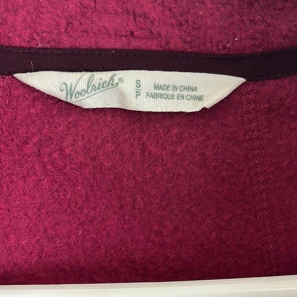 Woolrich Deep Pink Soft Fleece Jacket - Picture 3 of 6